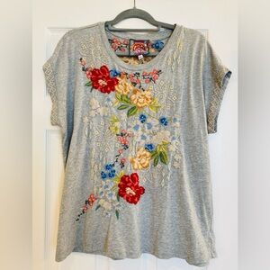 Johnny Was Josephine Relaxed Tee - SZ L